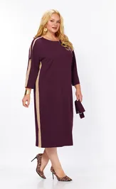Sukienka Milora 1498 bordovyj
