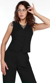 Waistcoat LadyThreeStars 2431 chernyj