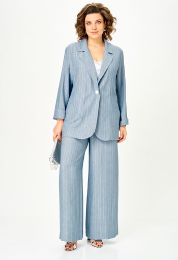 1446 небесно-голубой в полоску