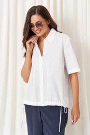 Bluzka PND #87440 belyj