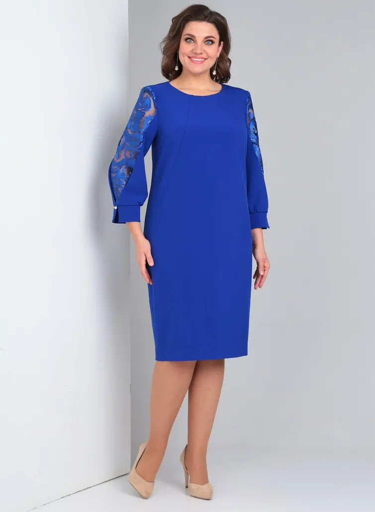 Sukienka Vilena-fashion #862 vasilek