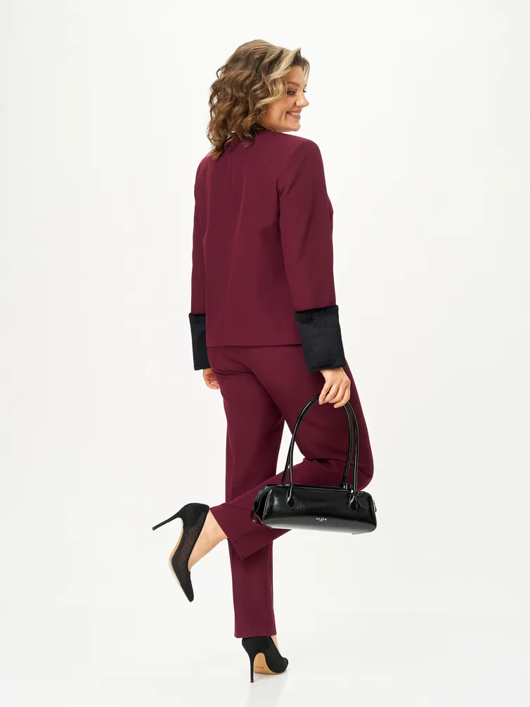 Garnitur Vilena-fashion #1210 burgundi