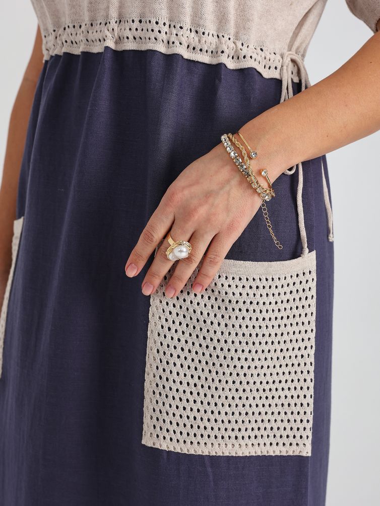 Платье BONADI арт. 1964 джинс