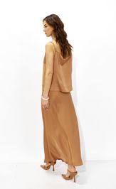 Юбка Люше 4339 коричневый