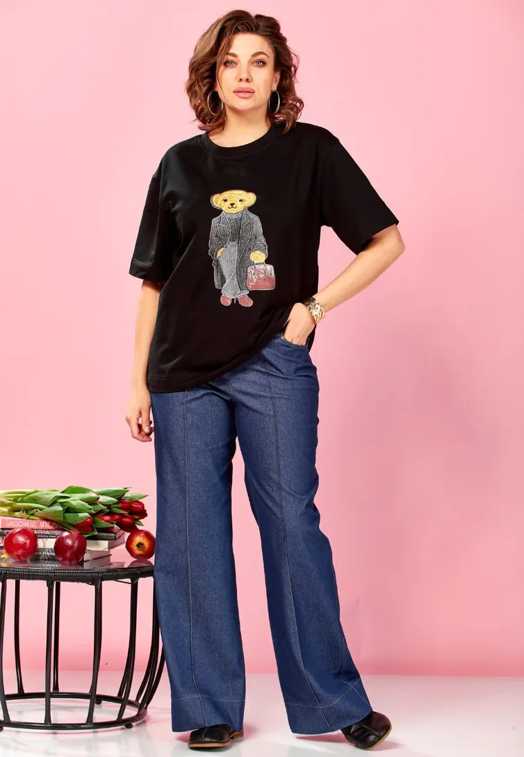 Футболка Ava fashion арт. М-176 черный