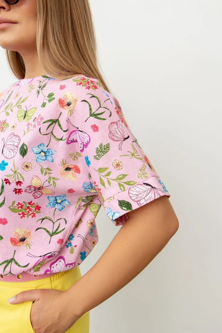 T-Shirt TOOK A LOOK & Angelika #TB-300-1k babochki