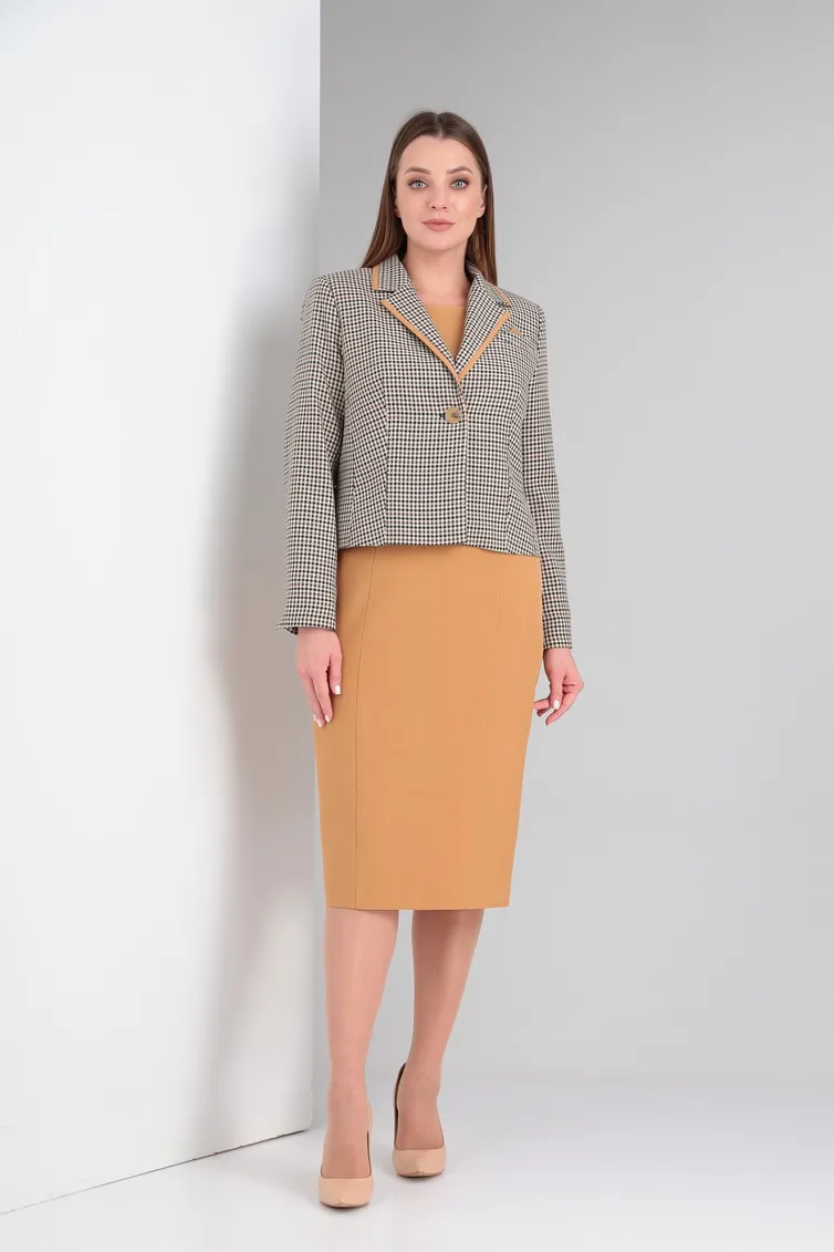 Zestaw Vilena-fashion #750 gusinaya lapka+karamel