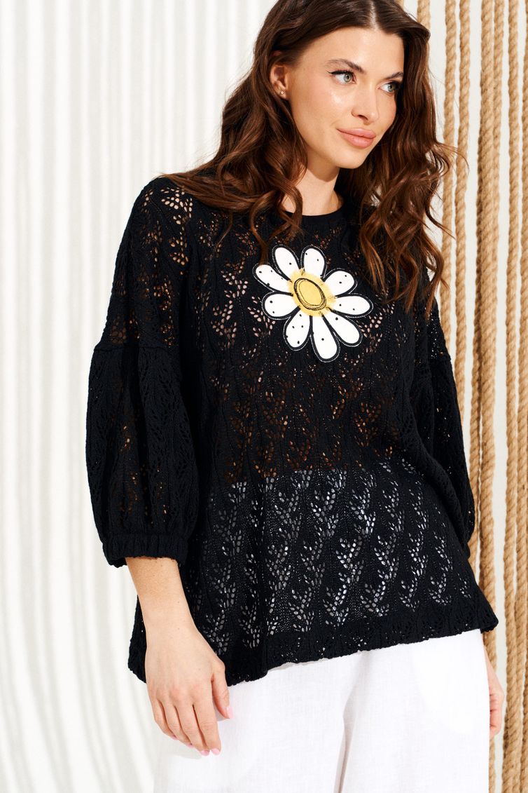 Jumper Elletto Life #13010 chernyj