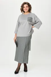 Костюм Michel Chic арт. 1362/1 серый, клетка
