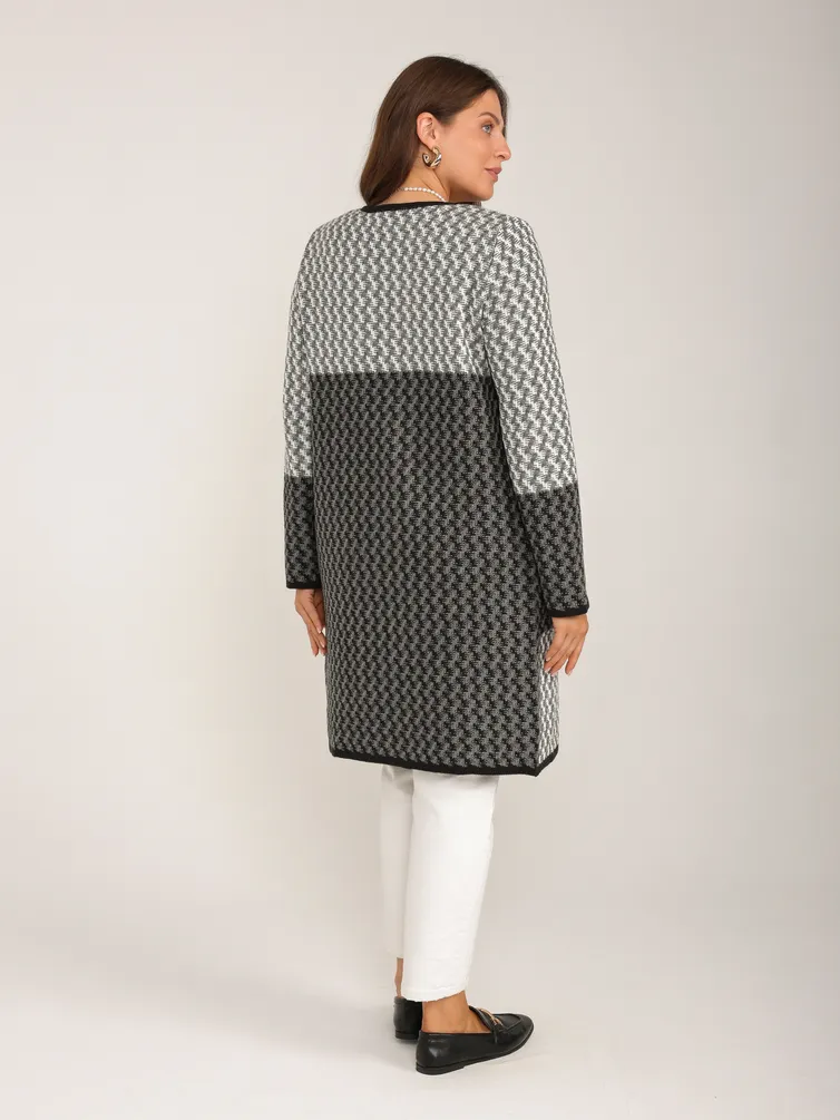 Cardigan BONADI #2091 seryj