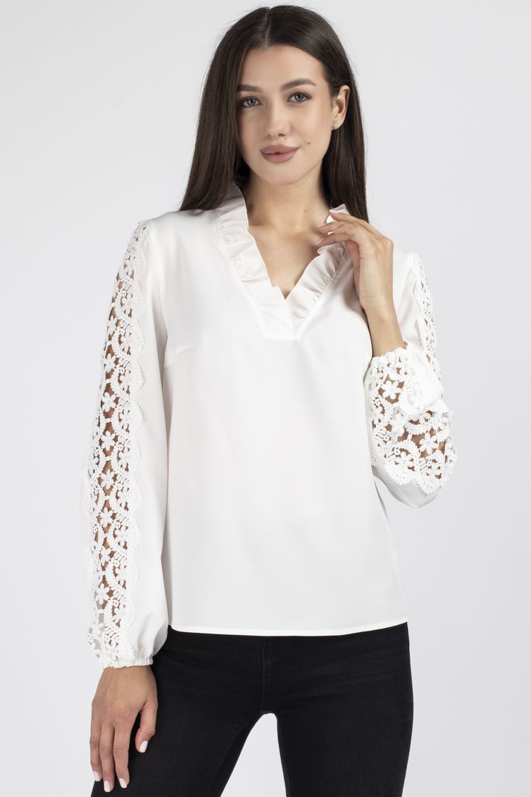 Blouse VIZAVI #695 molochnyj