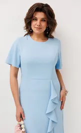 Sukienka Anelli Laurel 1796 golubaya volna