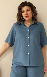 Блуза BegiModa 4034 джинс