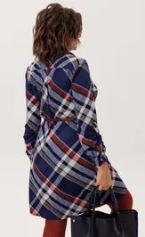 Платье Anelli Laurel 1769 Кобальтовый тартан