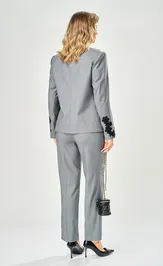 Suit Ava fashion M-231 seryj