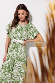 Платье Люше арт. 4381 зеленый