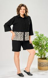 Костюм Ava fashion М-203 черный