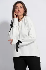 Свитшот BegiModa арт. 4009 молочно-чёрный