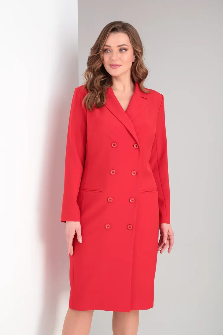 Sukienka Vilena-fashion #784 krasnyj