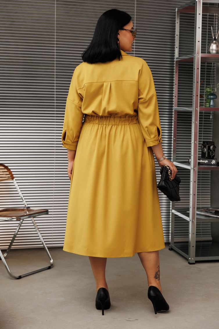 Платье Anastasia арт. 1229 горчица