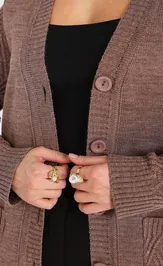 Sweter BONADI 2216 kapuchino