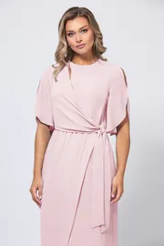 Dress BAZALINI #5059 nezhno-rozovyj