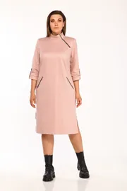 Sukienka Vilena-fashion #663 Pudra