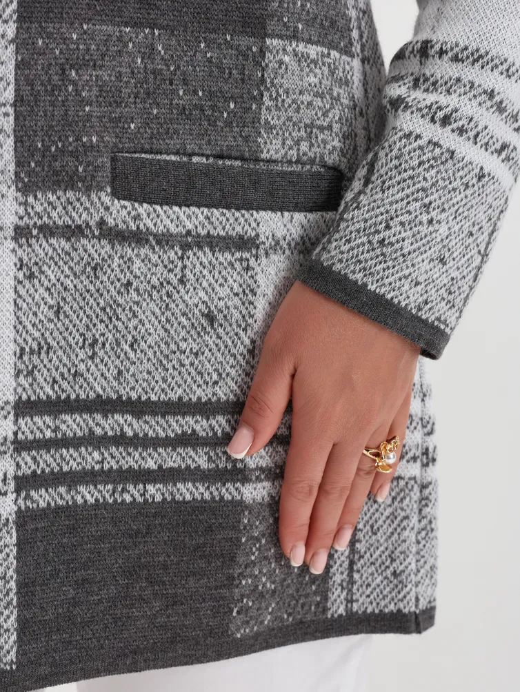 Sweter BONADI #2243 seryj