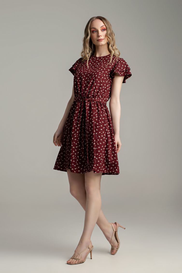 Dress MARIKA #422 bordo