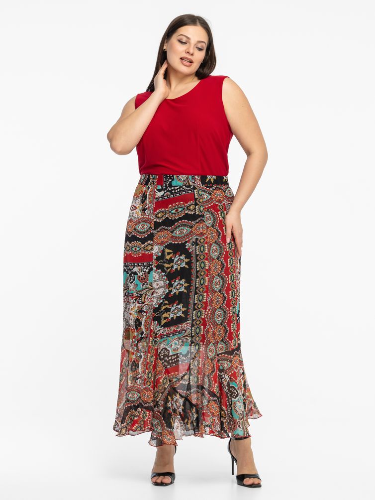 Юбка Avila арт. 1015 бордовый