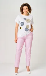 Брюки Rumoda 2289 розовый