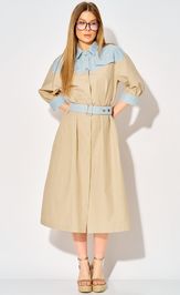 Платье LAIKONY L-434 бежевый