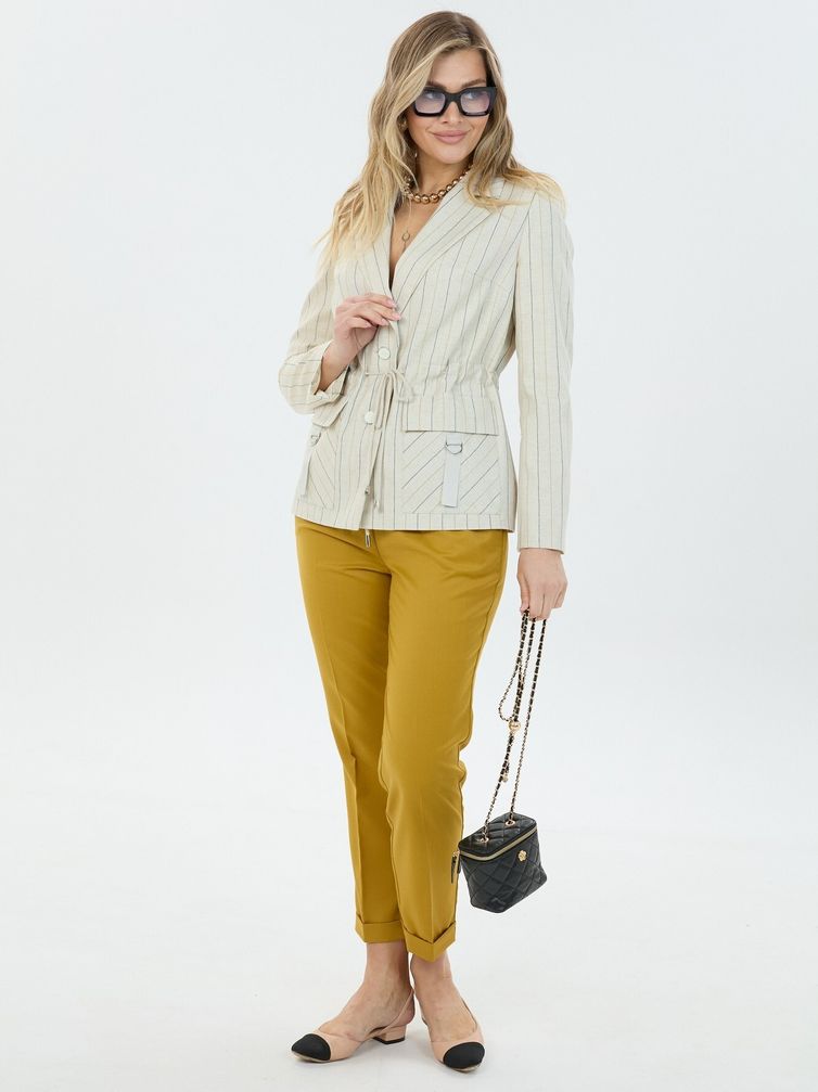 Жакет LM арт. М 0011 полоска льняная