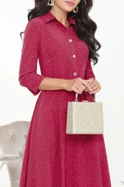 Sukienka DS Trend #P-3402 (Pryamo v tochku, red)