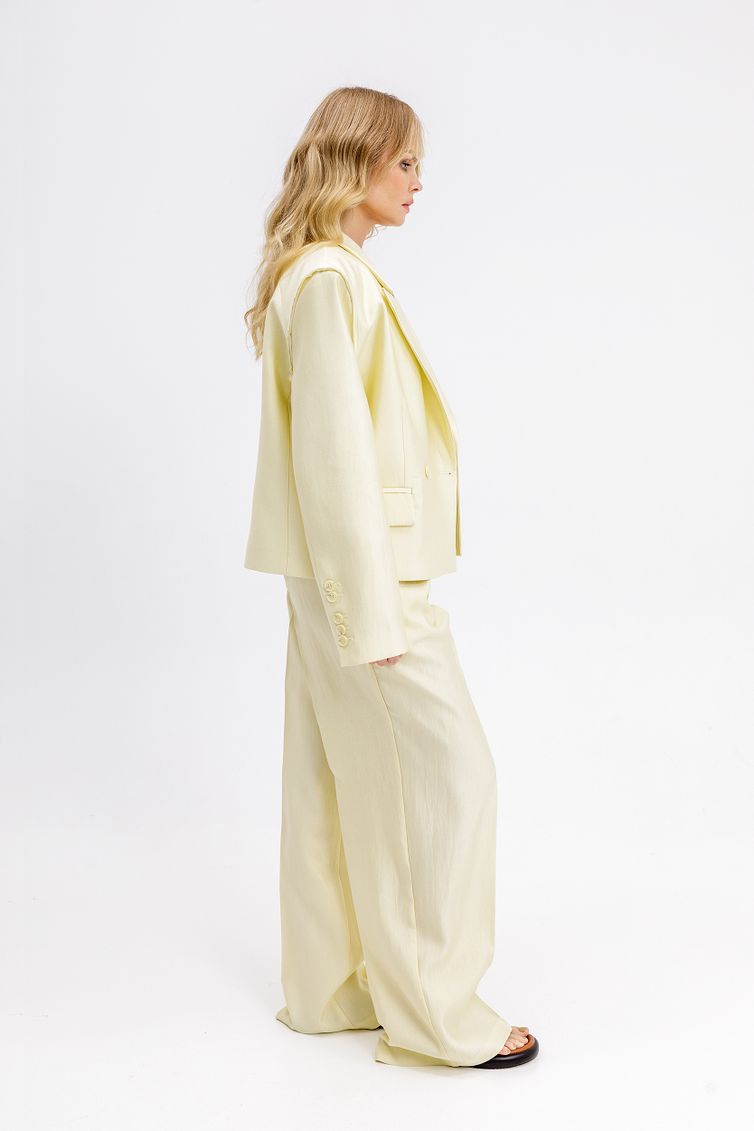 Trousers Pirs #6661 limonnyj