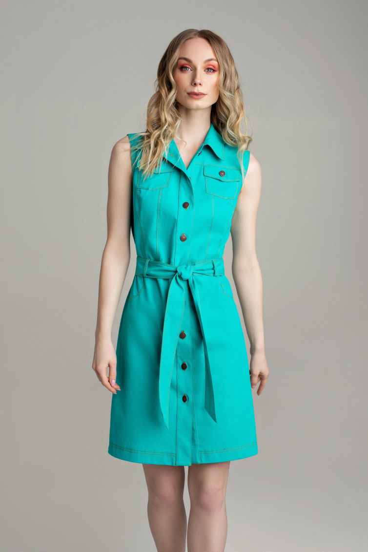 Dress MARIKA #427 biryuza