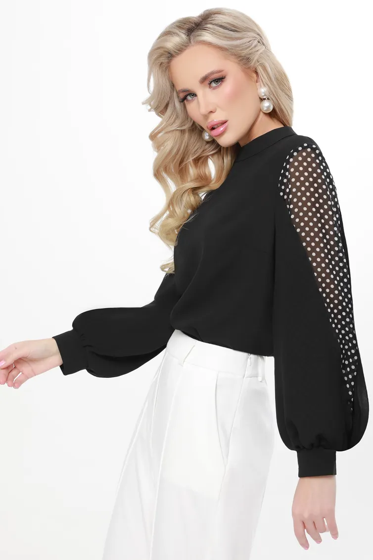 Bluzka DS Trend #B-2071 (Mari, blek nyu)