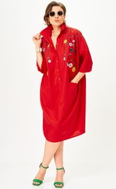 Платье SOVA 11318 красный