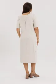 Dress Fantazia Mod #4882 molochnyj