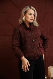 Żakiet Anastasia #1410 bordo