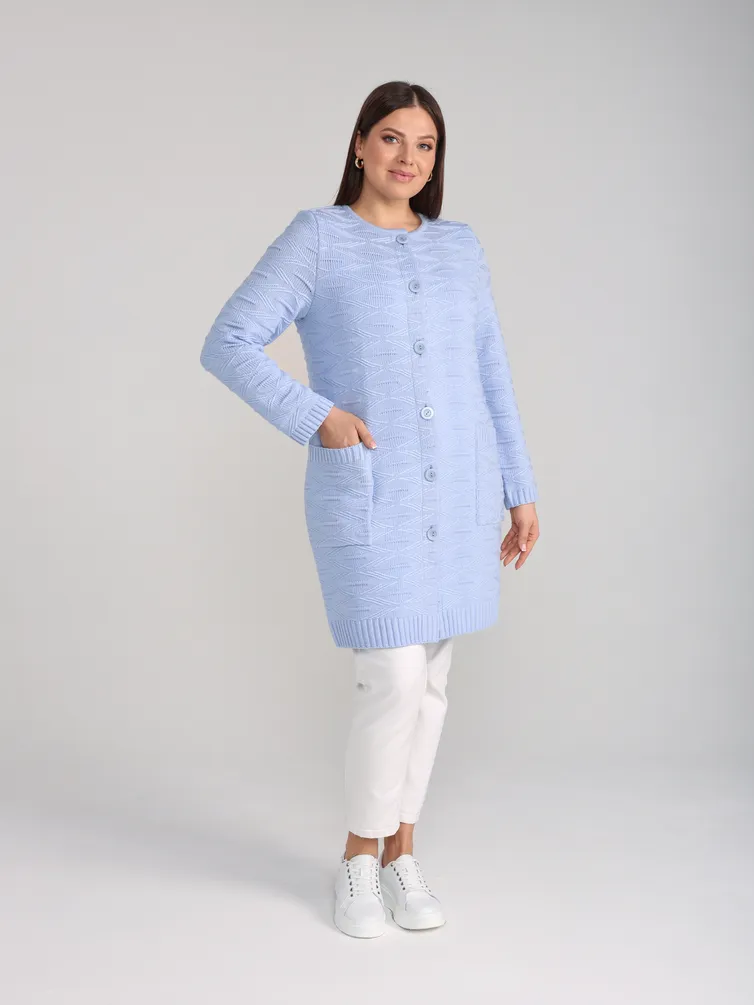 Sweter BONADI #2081 goluboj