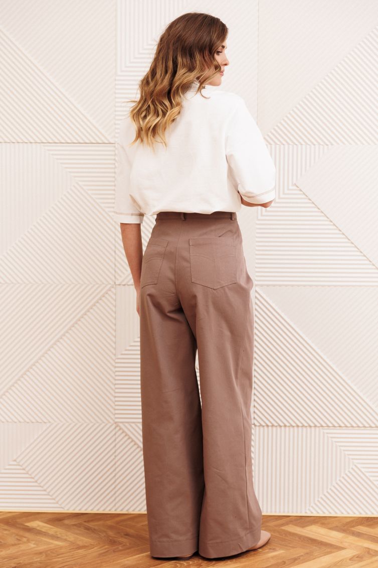 Spodnie GIZART #35377 kapuchino