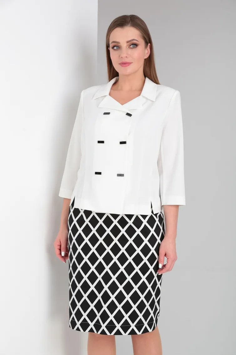 Zestaw Vilena-fashion #801 belyj+belo-chernyj