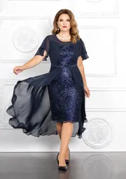 Платье Mira Fashion арт. 4655-2 син