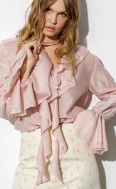 Блуза Pirs 6561 пудровый