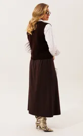 Waistcoat Romgil RV0469-ShE5 glubokij korichnevyj
