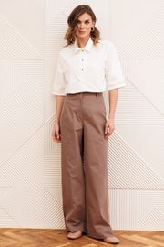 Spodnie GIZART #35377 kapuchino