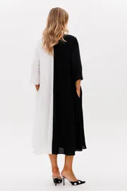 Dress Anastasia #1243 plate cherno-belyj