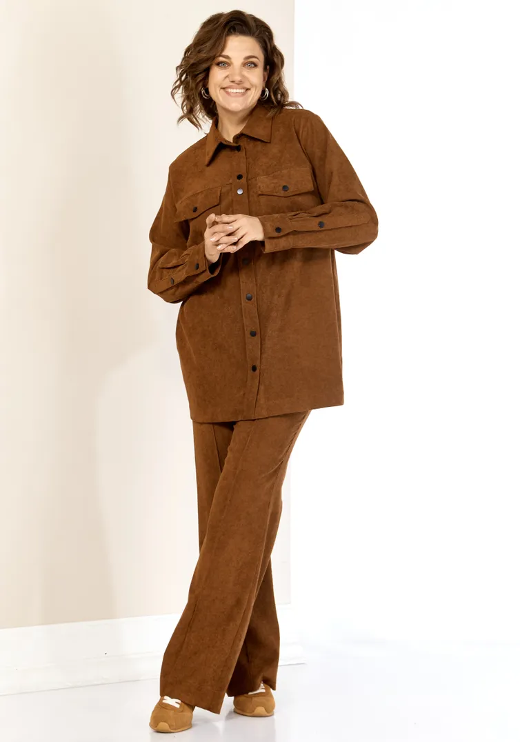 Garnitur Ava fashion #M-161 korichnevyj