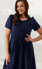 Dress Alta Moda 1033-7 temno-sinij